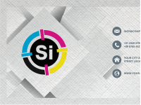 Визитка 100 шт. на диз. картоне «Лён»