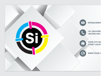 Визитка 1000 шт. с лаком